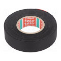 51025-00002-10; Fabric tape; PET wool; W: 19mm; L: 25m; black; TESA