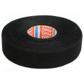 51608-00025-00; Fabric tape; PET wool; W: 50mm; L: 25m; black; TESA