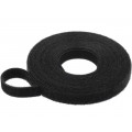; Tape: velcro; W: 10mm; L: 5m; black; Application: bundling; TESA