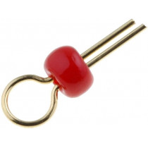 ; Test point terminal; red; 