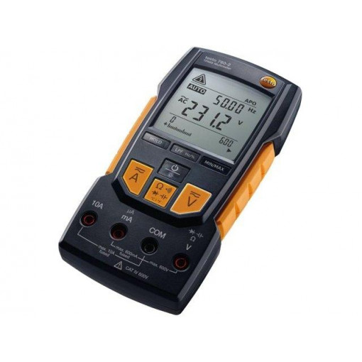 TESTO 760-2 0590 7602; Digital multimeter; VDC: 0,1m÷600V; VAC: 0,1m÷600V; I DC: 0,1u÷10A; TESTO