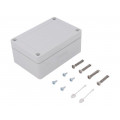 10040401; Enclosure: multipurpose; X: 82mm; Y: 122mm; Z: 55mm; TG ABS; ABS; grey; SPELSBERG 10040401; Enclosure: multipurpose; X: 82mm; Y: 122mm; Z: 55mm; TG ABS; ABS; grey; SPELSBERG