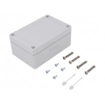 10040401; Enclosure: multipurpose; X: 82mm; Y: 122mm; Z: 55mm; TG ABS; ABS; grey; SPELSBERG 10040401; Enclosure: multipurpose; X: 82mm; Y: 122mm; Z: 55mm; TG ABS; ABS; grey; SPELSBERG