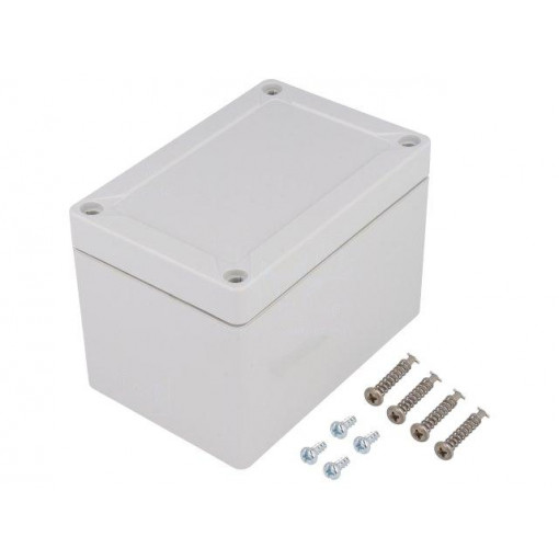 10090401; Enclosure: multipurpose; X: 82mm; Y: 122mm; Z: 85mm; TG ABS; ABS; grey; SPELSBERG 10090401; Enclosure: multipurpose; X: 82mm; Y: 122mm; Z: 85mm; TG ABS; ABS; grey; SPELSBERG