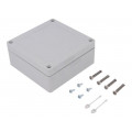 10040501; Enclosure: multipurpose; X: 122mm; Y: 124mm; Z: 55mm; TG ABS; ABS; SPELSBERG 10040501; Enclosure: multipurpose; X: 122mm; Y: 124mm; Z: 55mm; TG ABS; ABS; SPELSBERG
