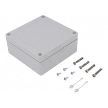 10040501; Enclosure: multipurpose; X: 122mm; Y: 124mm; Z: 55mm; TG ABS; ABS; SPELSBERG 10040501; Enclosure: multipurpose; X: 122mm; Y: 124mm; Z: 55mm; TG ABS; ABS; SPELSBERG