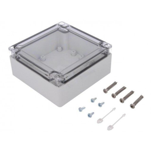 10100501; Enclosure: multipurpose; X: 122mm; Y: 124mm; Z: 55mm; TG ABS; ABS; SPELSBERG 10100501; Enclosure: multipurpose; X: 122mm; Y: 124mm; Z: 55mm; TG ABS; ABS; SPELSBERG