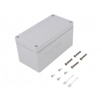 10090601; Enclosure: multipurpose; X: 82mm; Y: 162mm; Z: 85mm; TG ABS; ABS; grey; SPELSBERG 10090601; Enclosure: multipurpose; X: 82mm; Y: 162mm; Z: 85mm; TG ABS; ABS; grey; SPELSBERG