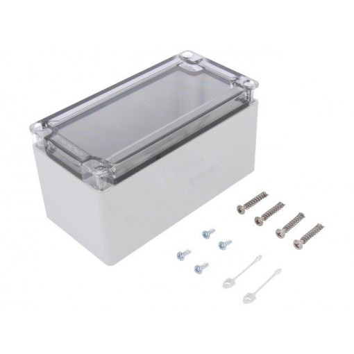 10150601; Enclosure: multipurpose; X: 82mm; Y: 162mm; Z: 85mm; TG ABS; ABS; grey; SPELSBERG 10150601; Enclosure: multipurpose; X: 82mm; Y: 162mm; Z: 85mm; TG ABS; ABS; grey; SPELSBERG