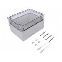 10100701; Enclosure: multipurpose; X: 122mm; Y: 162mm; Z: 90mm; TG ABS; ABS; SPELSBERG 10100701; Enclosure: multipurpose; X: 122mm; Y: 162mm; Z: 90mm; TG ABS; ABS; SPELSBERG