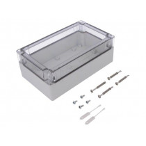 10100801; Enclosure: multipurpose; X: 122mm; Y: 202mm; Z: 75mm; TG ABS; ABS; SPELSBERG 10100801; Enclosure: multipurpose; X: 122mm; Y: 202mm; Z: 75mm; TG ABS; ABS; SPELSBERG