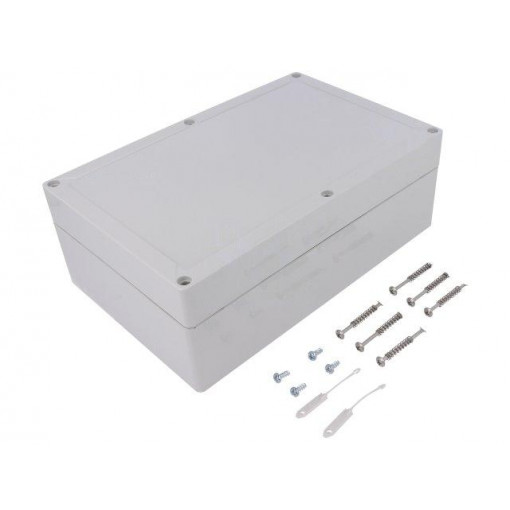 10041201; Enclosure: multipurpose; X: 162mm; Y: 252mm; Z: 90mm; TG ABS; ABS; SPELSBERG 10041201; Enclosure: multipurpose; X: 162mm; Y: 252mm; Z: 90mm; TG ABS; ABS; SPELSBERG