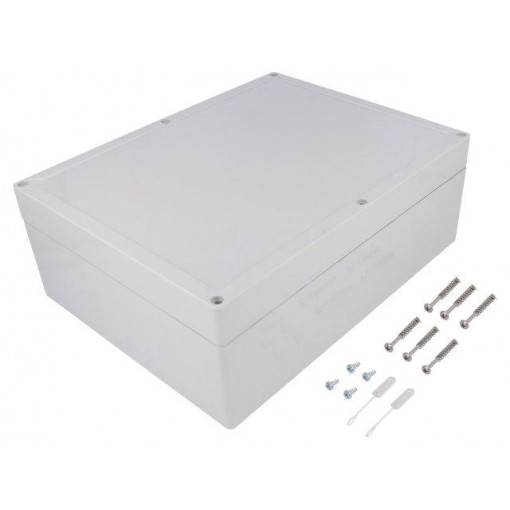 10091301; Enclosure: multipurpose; X: 232mm; Y: 302mm; Z: 110mm; TG ABS; ABS; SPELSBERG 10091301; Enclosure: multipurpose; X: 232mm; Y: 302mm; Z: 110mm; TG ABS; ABS; SPELSBERG