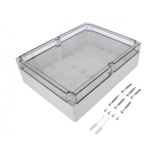 10101301; Enclosure: multipurpose; X: 232mm; Y: 302mm; Z: 90mm; TG ABS; ABS; SPELSBERG 10101301; Enclosure: multipurpose; X: 232mm; Y: 302mm; Z: 90mm; TG ABS; ABS; SPELSBERG