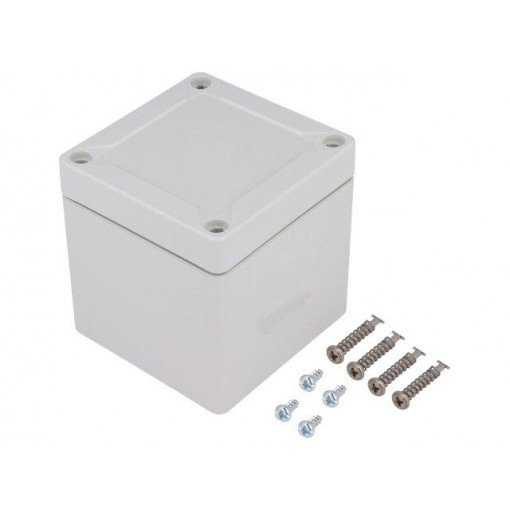 10090301; Enclosure: multipurpose; X: 82mm; Y: 84mm; Z: 85mm; TG ABS; ABS; grey; SPELSBERG