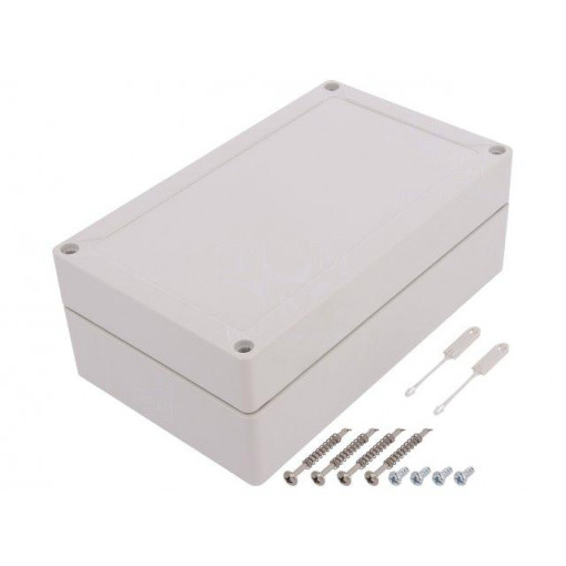 20040801; Enclosure: multipurpose; X: 122mm; Y: 202mm; Z: 75mm; TG PC; grey; SPELSBERG