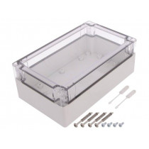 20100801; Enclosure: multipurpose; X: 122mm; Y: 202mm; Z: 75mm; TG PC; grey; SPELSBERG