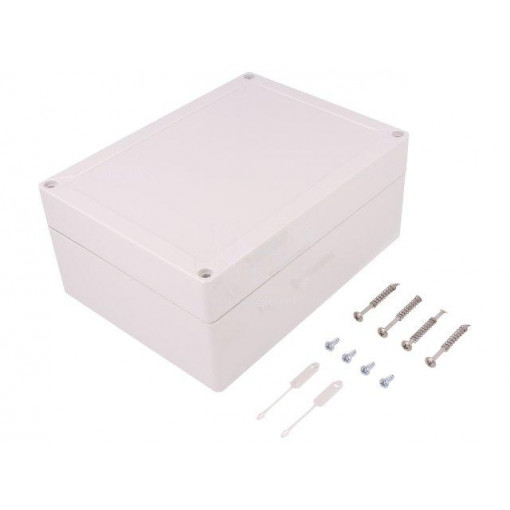 20040901; Enclosure: multipurpose; X: 152mm; Y: 202mm; Z: 90mm; TG PC; grey; SPELSBERG