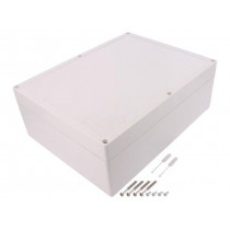 20091301; Enclosure: multipurpose; X: 232mm; Y: 302mm; Z: 110mm; TG PC; grey; SPELSBERG