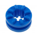 ; Grommet; Ømount.hole: 6.3mm; Panel thick: max.1.6mm; blue; H: 5.8mm; FIX&FASTEN ; Grommet; Ømount.hole: 6.3mm; Panel thick: max.1.6mm; blue; H: 5.8mm; FIX&FASTEN