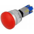 414119/464407; Switch: push-button; Stabl.pos: 2; NC + NO; 22mm; SAIA-BURGESS