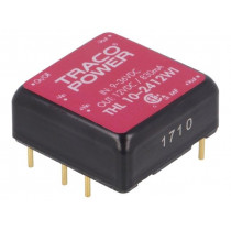 THL 10-2412WI; Converter: DC/DC; 10W; Uin: 9÷36V; 12VDC; Iout: 830mA; 1