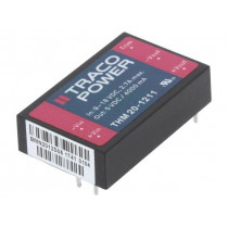 THM 20-1211; Converter: DC/DC; 20W; Uin: 9÷18V; 5VDC; Iout: 4000mA; 1,6