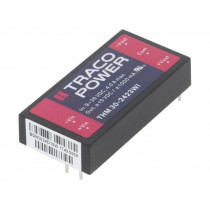 THM 30-2423WI; Converter: DC/DC; 30W; Uin: 9÷36V; Uout: 15VDC; Uout2: -15VDC; 2