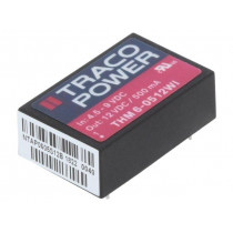 THM 6-0512WI; Converter: DC/DC; 6W; Uin: 4.5÷9V; 12VDC; Iout: 500mA; DIP24; 14g; TRACO POWER