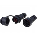 THR.405.S6C; Connector: AC supply; screw terminal; male + female; 6÷14mm; 400V; TECHNO