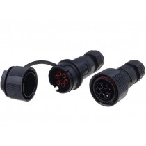 THR.405.S6C; Connector: AC supply; screw terminal; male + female; 6÷14mm; 400V; TECHNO