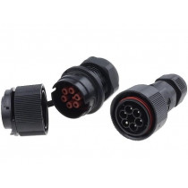 THR.406.S6C; Connector: AC supply; screw terminal; male + female; 5÷14mm; 400V; TECHNO