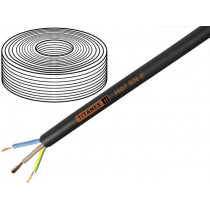 37022T; Wire; H07RN-F,TITANEX®; stranded; Cu; 2x4mm2; rubber; black; HELUKABEL