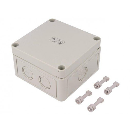 10540401; Enclosure: multipurpose; X: 110mm; Y: 110mm; Z: 66mm; TK PS; grey; SPELSBERG