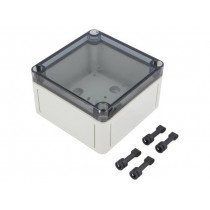11100401; Enclosure: multipurpose; X: 110mm; Y: 110mm; Z: 66mm; TK PS; grey; SPELSBERG