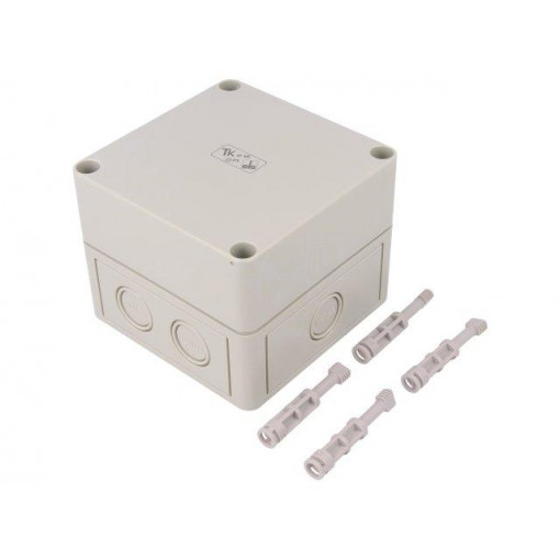 10590401; Enclosure: multipurpose; X: 110mm; Y: 110mm; Z: 90mm; TK PS; grey; SPELSBERG