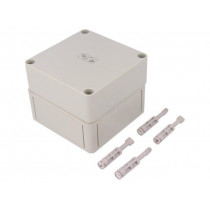 11090401; Enclosure: multipurpose; X: 110mm; Y: 110mm; Z: 90mm; TK PS; grey; SPELSBERG