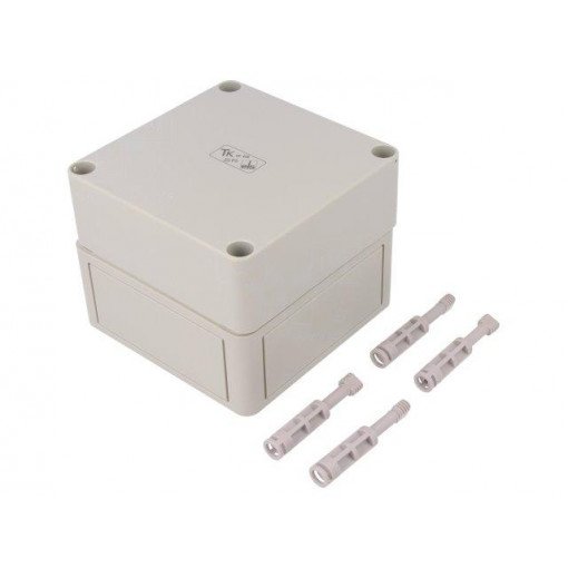 11090401; Enclosure: multipurpose; X: 110mm; Y: 110mm; Z: 90mm; TK PS; grey; SPELSBERG