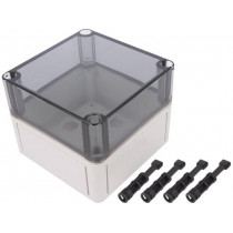 11150401; Enclosure: multipurpose; X: 110mm; Y: 110mm; Z: 90mm; TK PS; grey; SPELSBERG