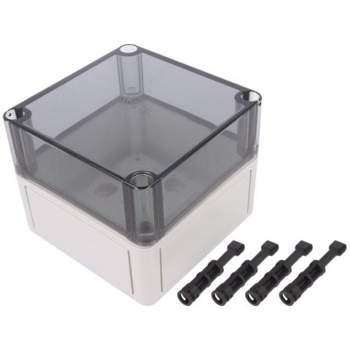 11150401; Enclosure: multipurpose; X: 110mm; Y: 110mm; Z: 90mm; TK PS; grey; SPELSBERG