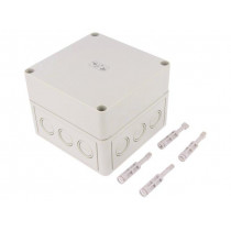 10590501; Enclosure: multipurpose; X: 130mm; Y: 130mm; Z: 99mm; TK PS; grey; SPELSBERG