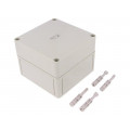 11090501; Enclosure: multipurpose; X: 130mm; Y: 130mm; Z: 99mm; TK PS; grey; SPELSBERG