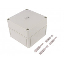 11090501; Enclosure: multipurpose; X: 130mm; Y: 130mm; Z: 99mm; TK PS; grey; SPELSBERG