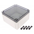 11100501; Enclosure: multipurpose; X: 130mm; Y: 130mm; Z: 75mm; TK PS; grey; SPELSBERG