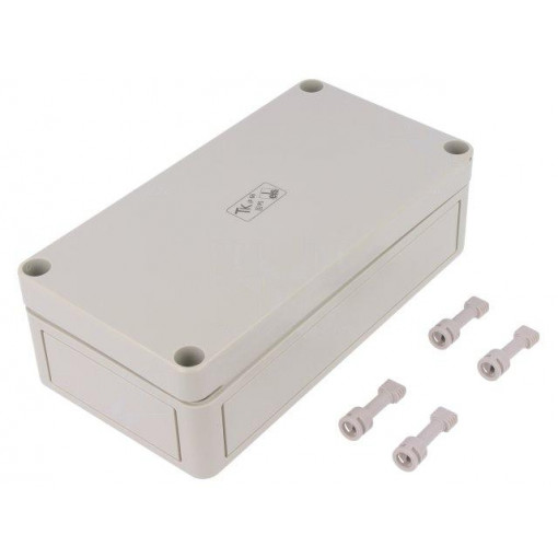 11041001; Enclosure: multipurpose; X: 94mm; Y: 180mm; Z: 57mm; TK PS; grey; IP66; SPELSBERG