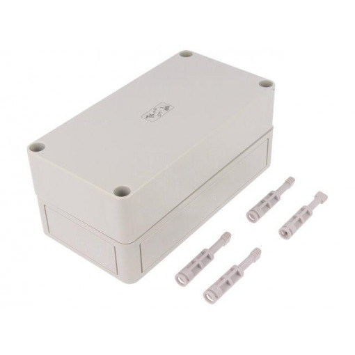 11091001; Enclosure: multipurpose; X: 94mm; Y: 180mm; Z: 81mm; TK PS; grey; IP66; SPELSBERG