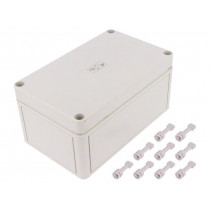 11040601; Enclosure: multipurpose; X: 110mm; Y: 180mm; Z: 90mm; TK PS; grey; SPELSBERG