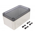 11100601; Enclosure: multipurpose; X: 110mm; Y: 180mm; Z: 90mm; TK PS; grey; SPELSBERG