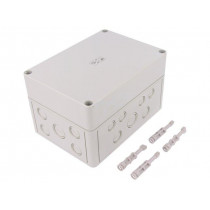 10591601; Enclosure: multipurpose; X: 130mm; Y: 180mm; Z: 111mm; TK PS; grey; SPELSBERG