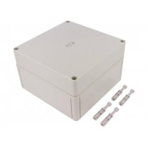 11090701; Enclosure: multipurpose; X: 180mm; Y: 182mm; Z: 110mm; TK PS; grey; SPELSBERG